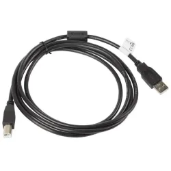 Kabel USB 2.0 Lanberg AM-BM Ferryt 1,8m czarny | PartsPC.pl
