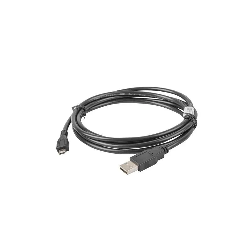 Kabel USB 2.0 Lanberg micro AM-MBM5P 1,8m czarny | PartsPC.pl