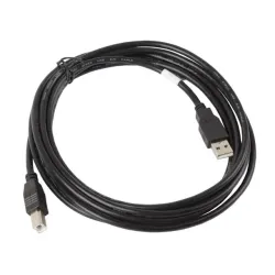 Kabel USB 2.0 Lanberg AM-BM 3m czarny | PartsPC.pl