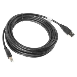 Kabel USB 2.0 Lanberg AM-BM 5m czarny | PartsPC.pl