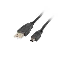 Kabel USB 2.0 Lanberg mini AM-BM5P(CANON) ferryt 1,8m | PartsPC.pl