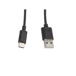 Kabel USB 2.0 Lanberg Type-C(M) - AM 1m czarny | PartsPC.pl