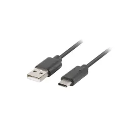 Kabel USB 2.0 Lanberg Type-C(M) - AM 3m czarny | PartsPC.pl