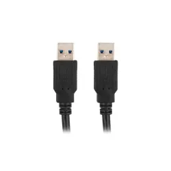 Kabel USB 3.0 Lanberg AM-AM 1,8m czarny | PartsPC.pl