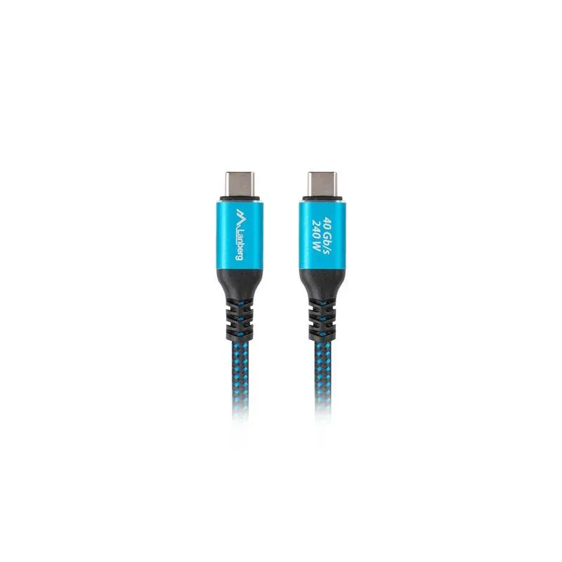 Kabel Lanberg USB-C M/M USB4 0,5M 240W 8K 60Hz | PartsPC.pl