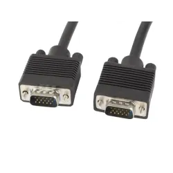 Kabel VGA Lanberg M/M 3m Ekran Ferryt czarny | PartsPC.pl