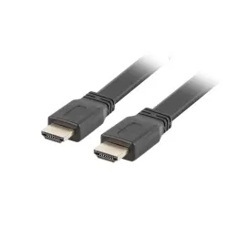 Kabel HDMI Lanberg M/M v2.0 5m czarny flat | PartsPC.pl
