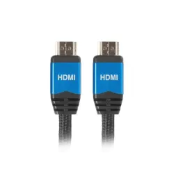 Kabel HDMI Lanberg Premium M/M v2.0 3m czarno-niebieski | PartsPC.pl