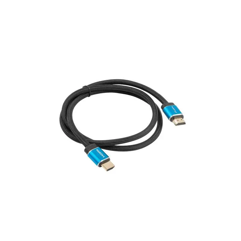 Kabel HDMI Lanberg M/M v2.0 1m czarny pełna miedź Box | PartsPC.pl