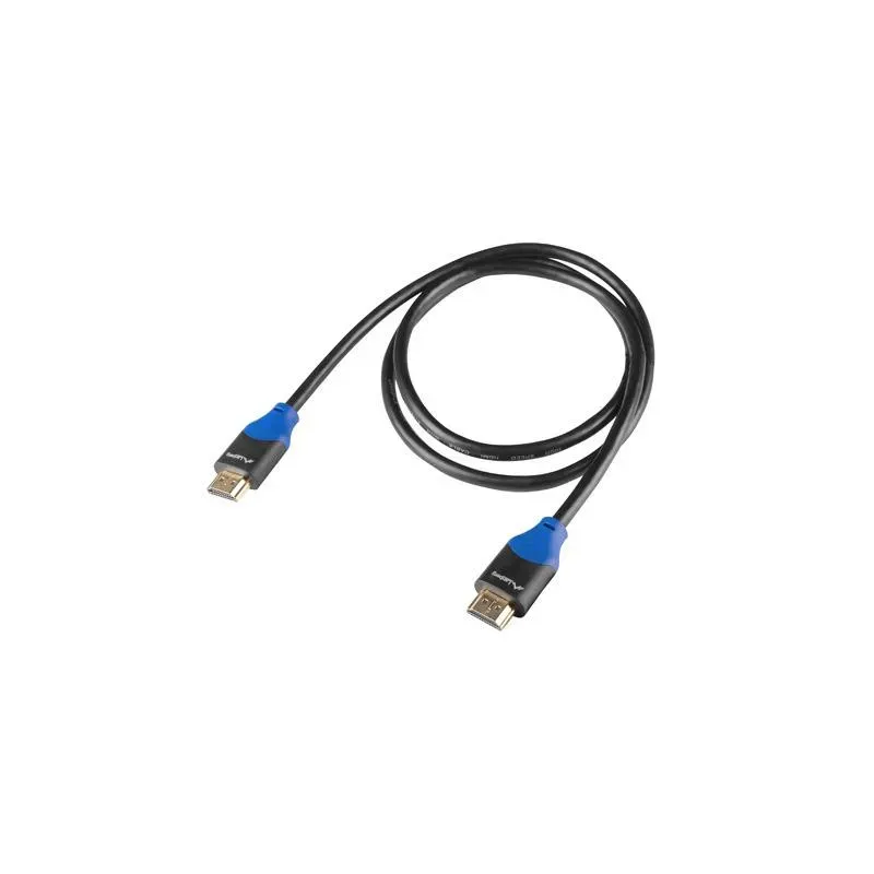 Kabel HDMI Lanberg M/M v2.0 4K pełna miedź 1m czarny Box | PartsPC.pl