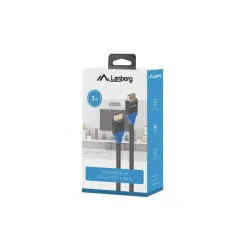 Kabel HDMI Lanberg M/M v2.0 4K pełna miedź 3m czarny Box | PartsPC.pl