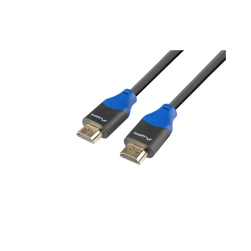 Kabel HDMI Lanberg M/M v2.0 4K pełna miedź 3m czarny Box | PartsPC.pl