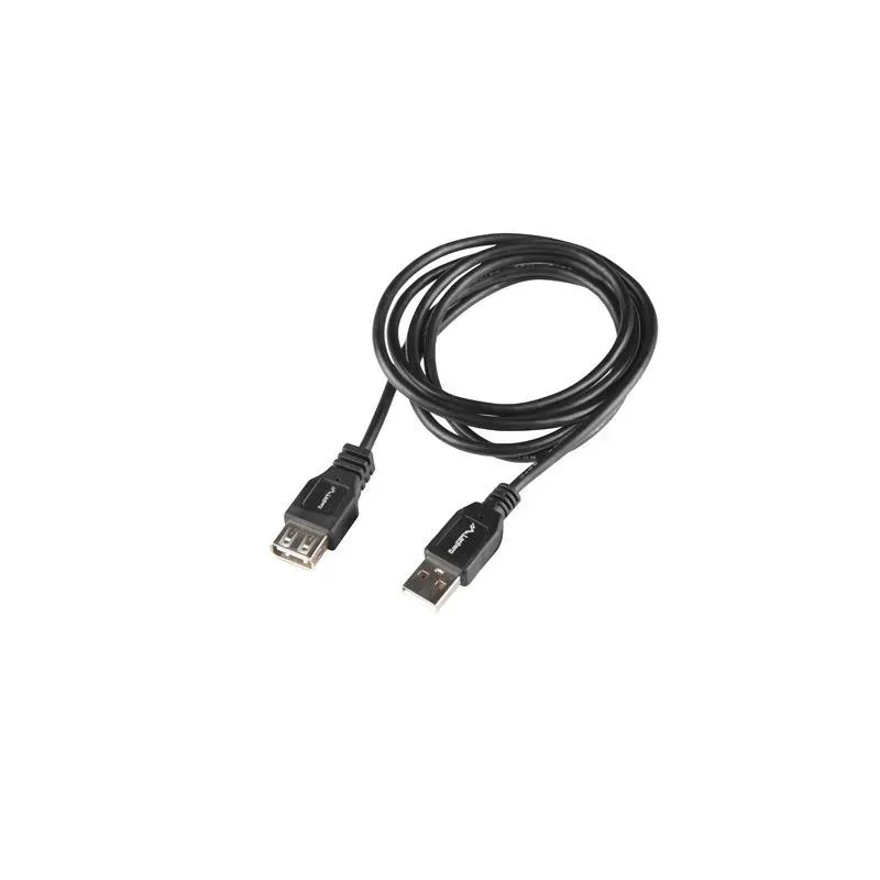 Przedłużacz USB-A Lanberg M/F 2.0 1m czarny box | PartsPC.pl