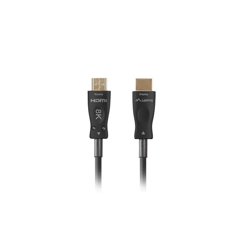 Kabel HDMI Lanberg M/M v2.1 40m 8K czarny optyczny AOC | PartsPC.pl