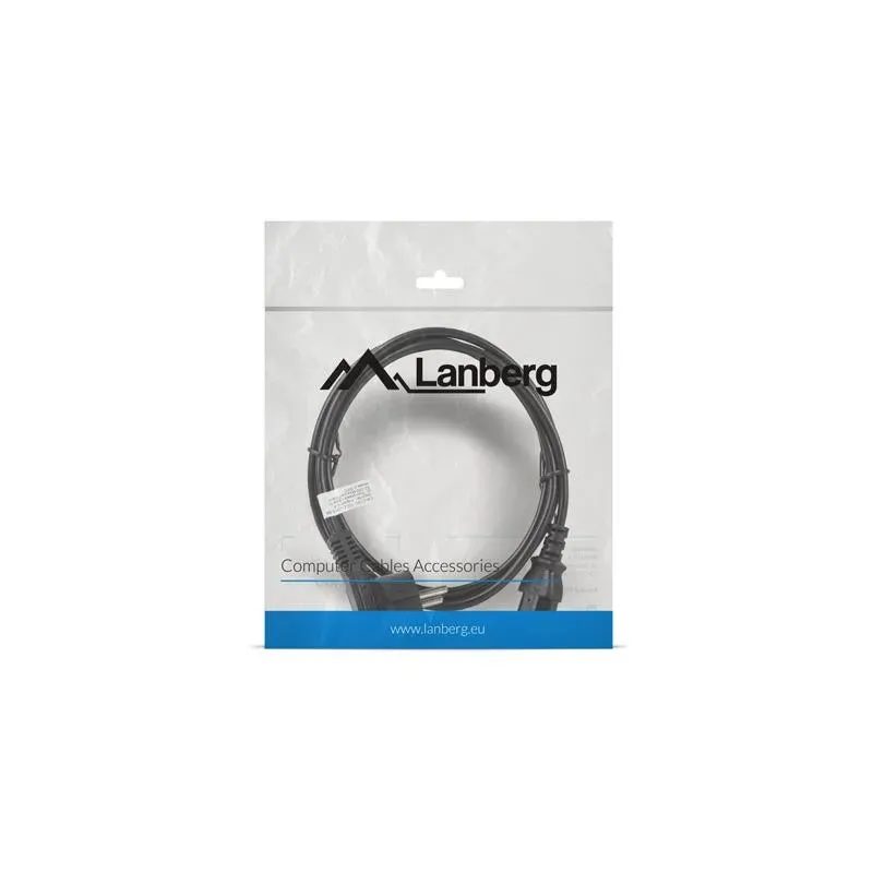 Kabel zasilający Lanberg CEE 7/7 - IEC 320 C13 1,8m | PartsPC.pl
