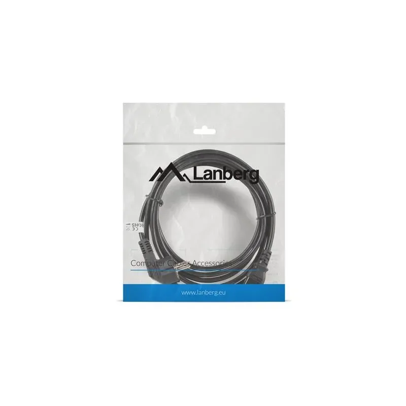 Kabel zasilający Lanberg CEE 7/7 - IEC 320 C13 3m VDE | PartsPC.pl