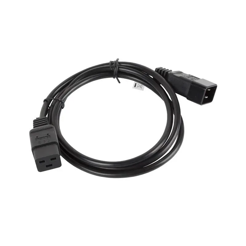 Przedłużacz kabla zasilającego Lanberg IEC 320 C19 - C20 | PartsPC.pl