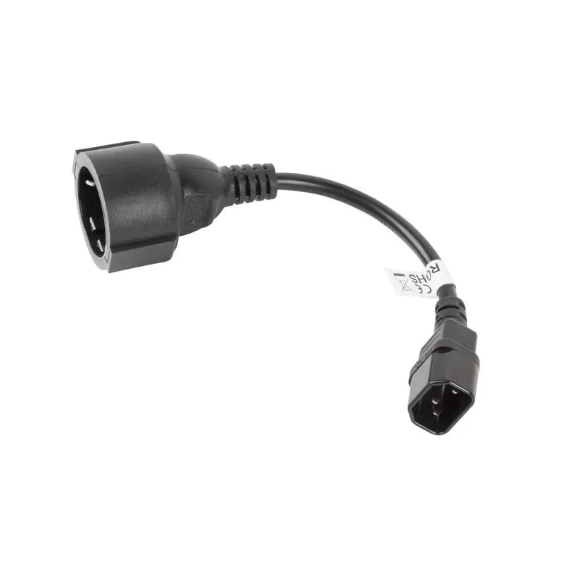 Przedłużacz kabla zasilającego Lanberg IEC 320 C14 - | PartsPC.pl