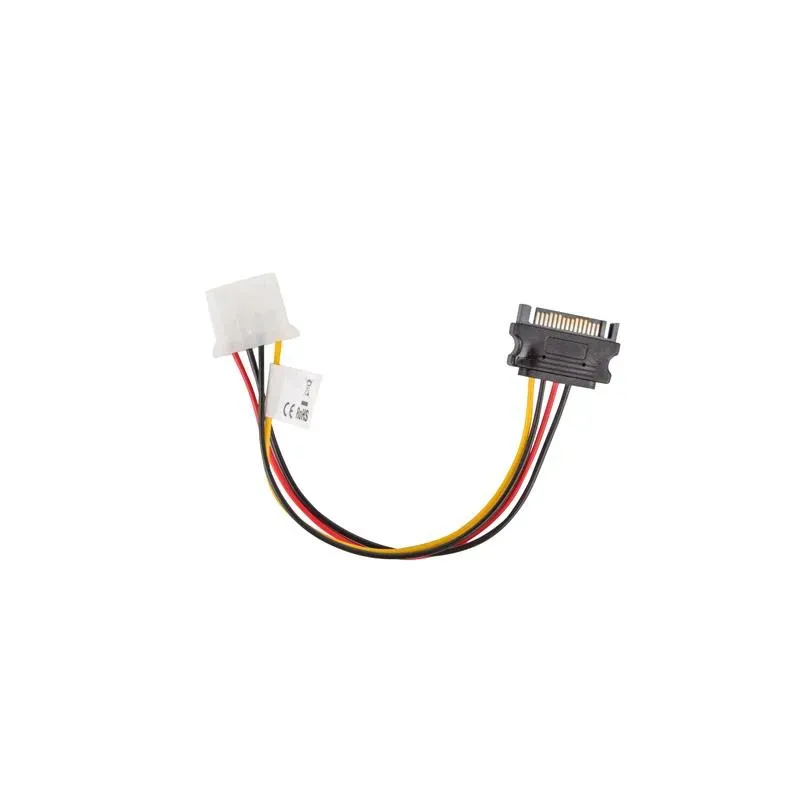 Kabel adapter Lanberg SATA zasilający(M) - Molex(F) 0,15m | PartsPC.pl