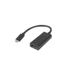 Kabel adapter Lanberg USB type-C(M) - DisplayPort(F) | PartsPC.pl