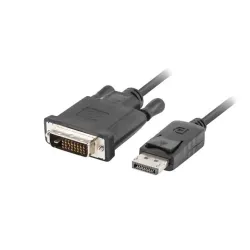 Kabel adapter Lanberg DisplayPort v1.2 - DVI-D (24+1) | PartsPC.pl