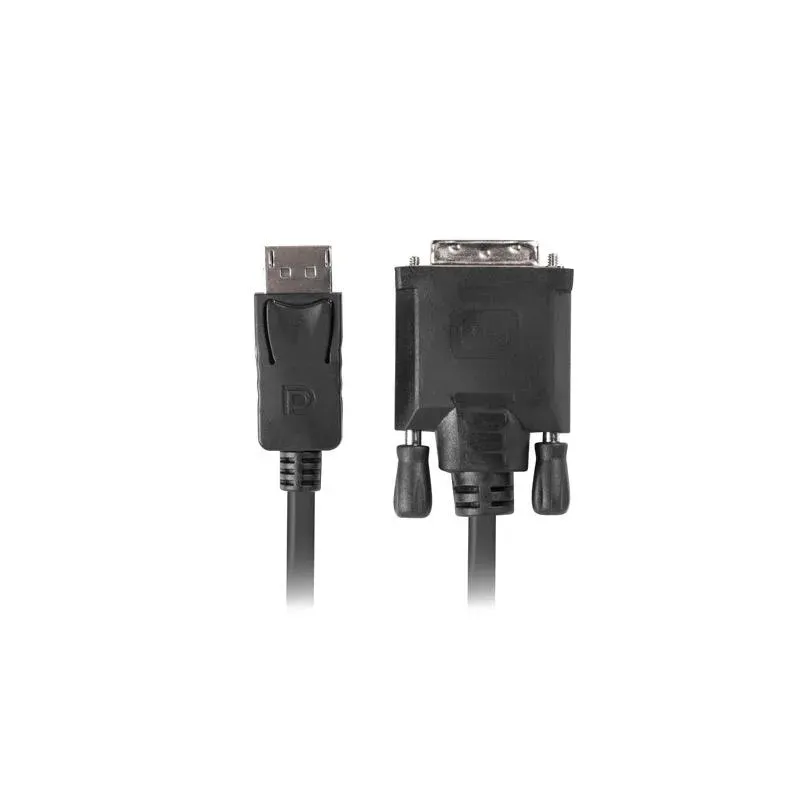 Kabel adapter Lanberg DisplayPort v1.2 - DVI-D (24+1) | PartsPC.pl