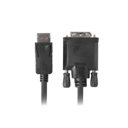Kabel adapter Lanberg DisplayPort v1.2 - DVI-D (24+1) | PartsPC.pl