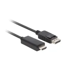 Kabel adapter Lanberg DisplayPort (M) V1.1 - HDMI (M) 1m | PartsPC.pl