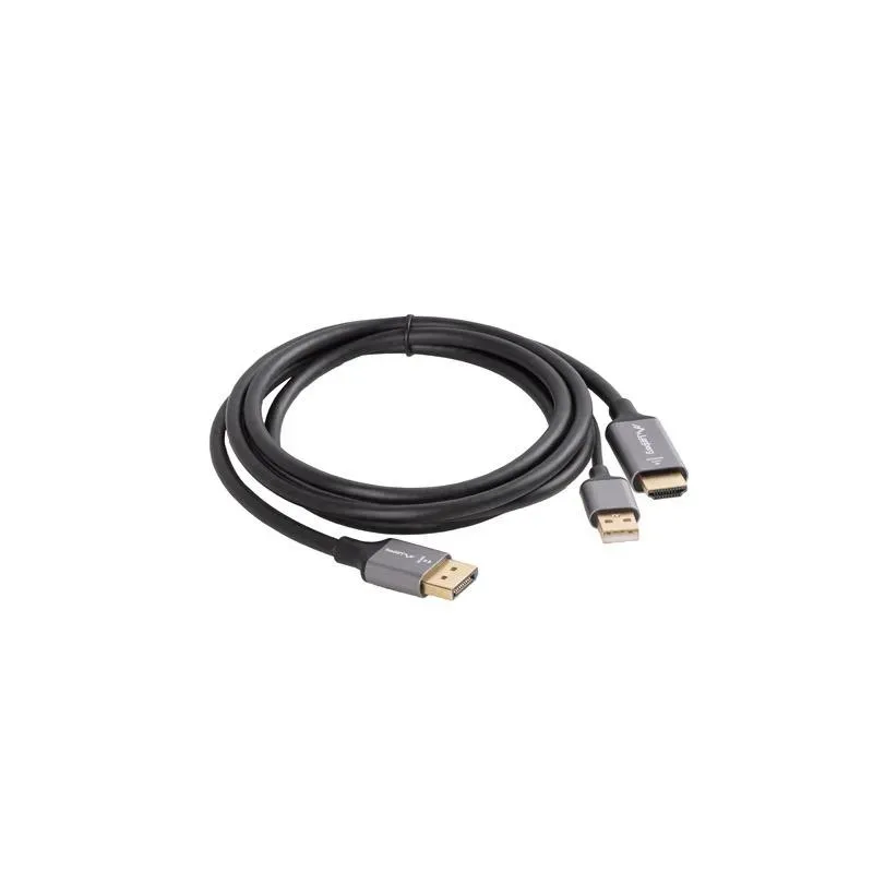 Kabel adapter Lanberg HDMI (M) - Displayport (M) 1,8M 4K | PartsPC.pl