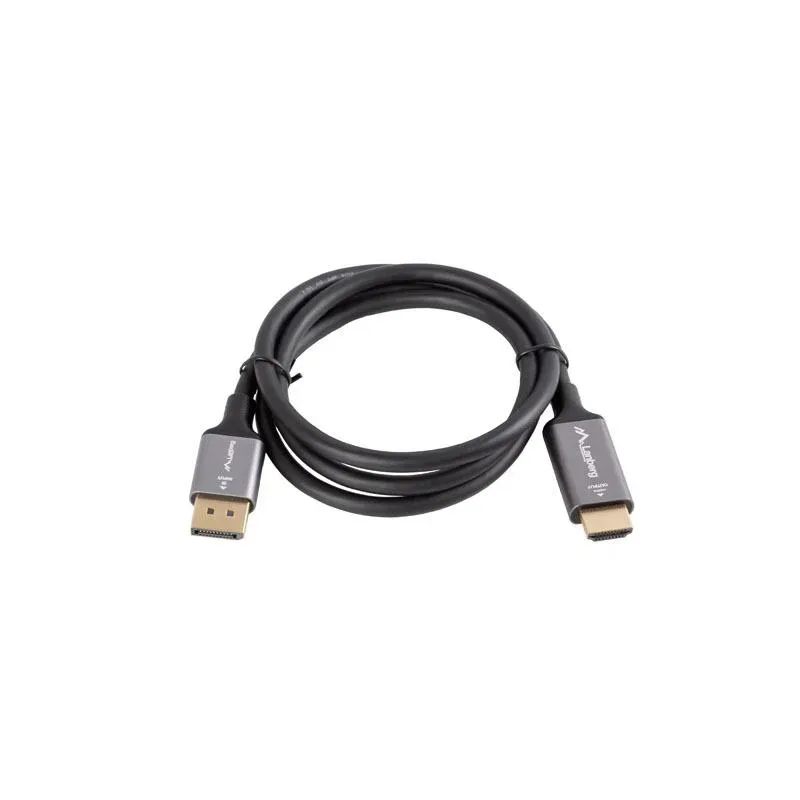 Kabel adapter Lanberg Displayport (M) - HDMI (M) 1M 4K | PartsPC.pl