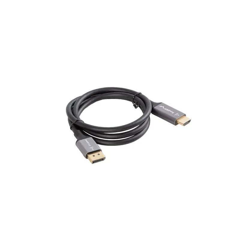 Kabel adapter Lanberg Displayport (M) - HDMI (M) 1M 4K | PartsPC.pl