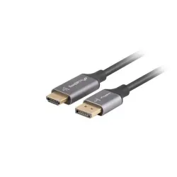 Kabel adapter Lanberg Displayport (M) - HDMI (M) 1,8M 4K | PartsPC.pl