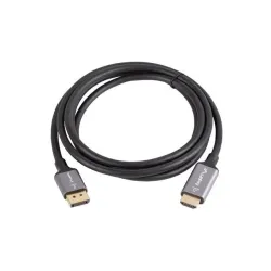 Kabel adapter Lanberg Displayport (M) - HDMI (M) 1,8M 4K | PartsPC.pl