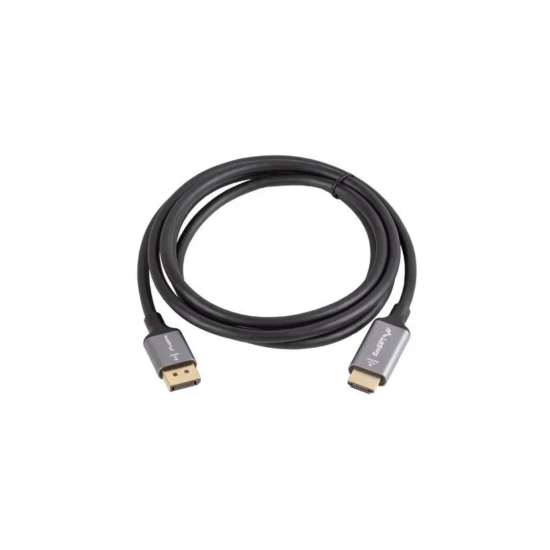 Kabel adapter Lanberg Displayport (M) - HDMI (M) 1,8M 4K | PartsPC.pl