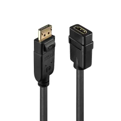 Konwerter DisplayPort do HDMI LINDY czarny | PartsPC.pl