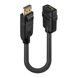 Konwerter DisplayPort do HDMI LINDY czarny | PartsPC.pl