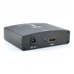 Konwerter VGA oraz Audio na HDMI LINDY czarny | PartsPC.pl
