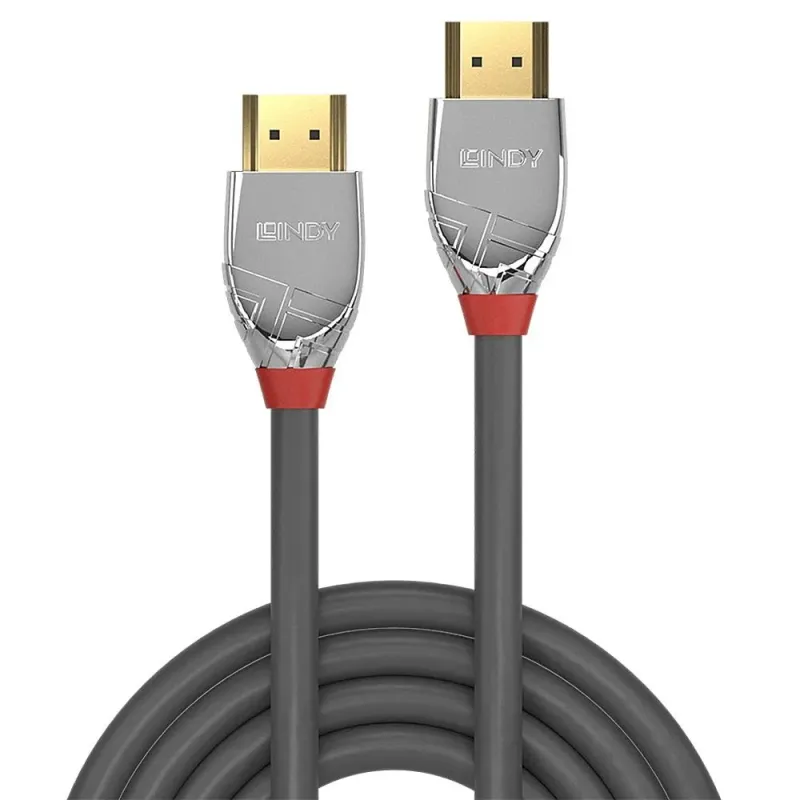 Kabel HDMI 2.0 LINDY High Speed M/M 3m szary/cromo | PartsPC.pl