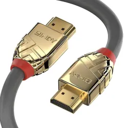Kabel HDMI 2.1 LINDY Ultra High Speed M/M 5m szary/gold | PartsPC.pl