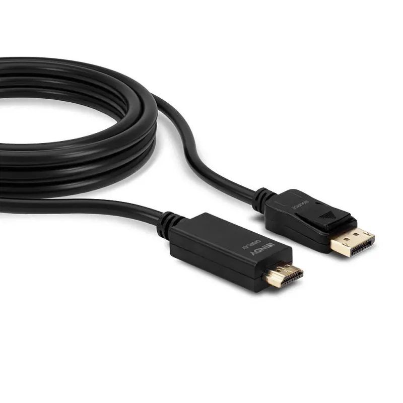 Kabel adapter LINDY DisplayPort - HDMI M/M 10.2G 5m... | PartsPC.pl