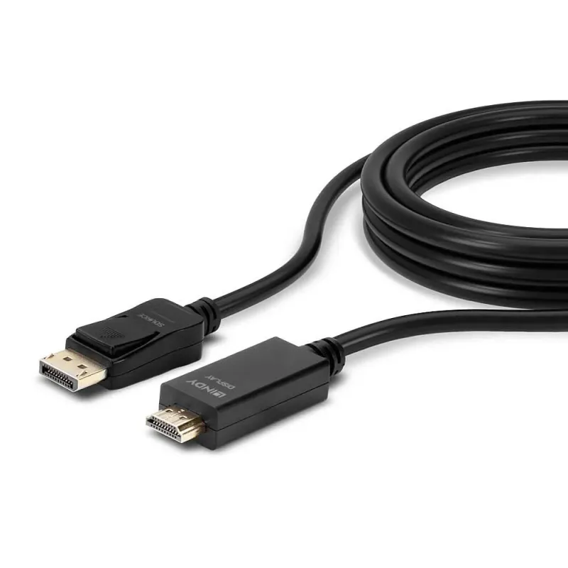 Kabel adapter LINDY DisplayPort - HDMI M/M 10.2G 5m... | PartsPC.pl