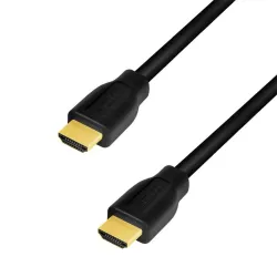 Kabel HDMI LogiLink CH0100 v2.0, CCS, czarny, 1m | PartsPC.pl