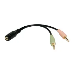 Adapter audio stereo LogiLink CA0020 3,5mm jack (F) 2x | PartsPC.pl