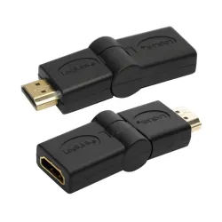 Adapter HDMI LogiLink AH0011 kątowy 180°, HDMI (M) HDMI | PartsPC.pl