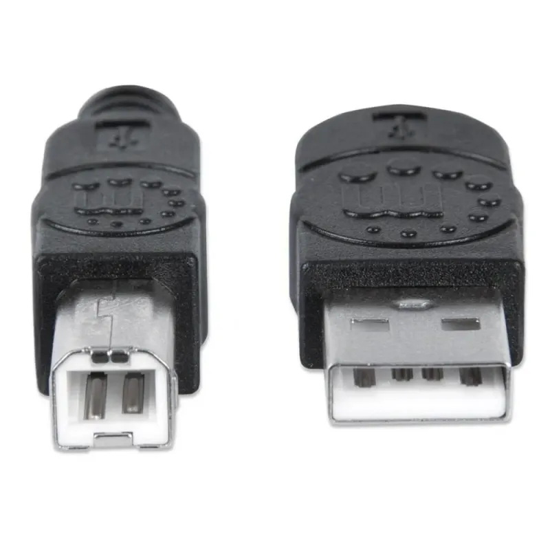 Kabel Manhattan USB 2.0 AM-BM do drukarki, ekaranowany | PartsPC.pl