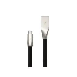 Kabel USB 2.0 Type-C(M) - AM 1m czarny metal Natec prati | PartsPC.pl