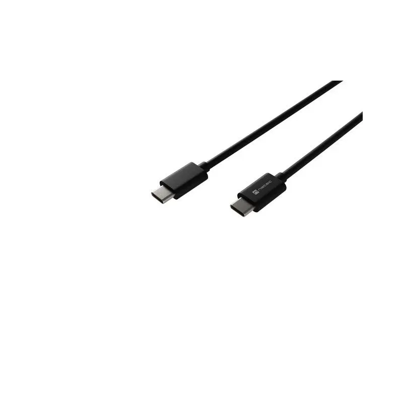 Kabel USB Natec USB-C(M) - USB-C(M) 2.0 PD100W 2m czarny | PartsPC.pl