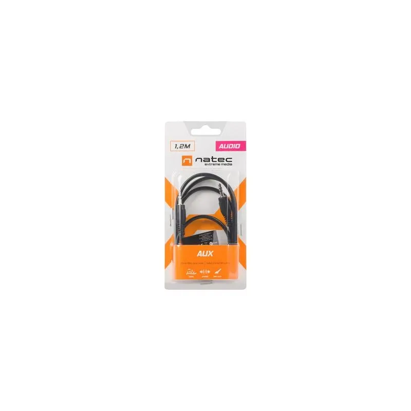 Kabel stereo Natec Extreme Media minijack- minijack M/M | PartsPC.pl