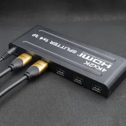 Rozdzielacz aktywny Qoltec Splitter 4 x HDMI 4K x 2K |... | PartsPC.pl