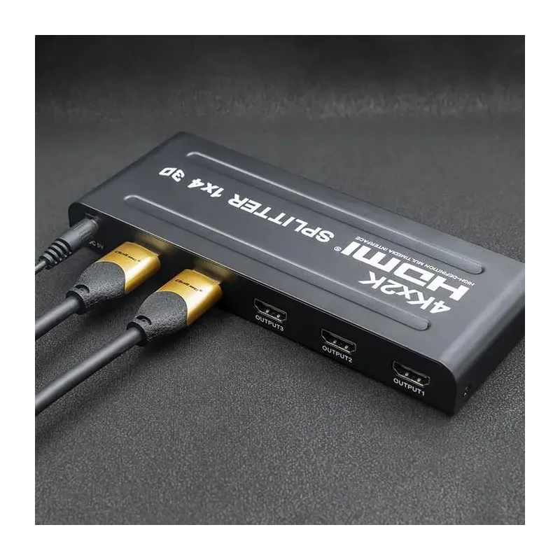 Rozdzielacz aktywny Qoltec Splitter 4 x HDMI 4K x 2K |... | PartsPC.pl